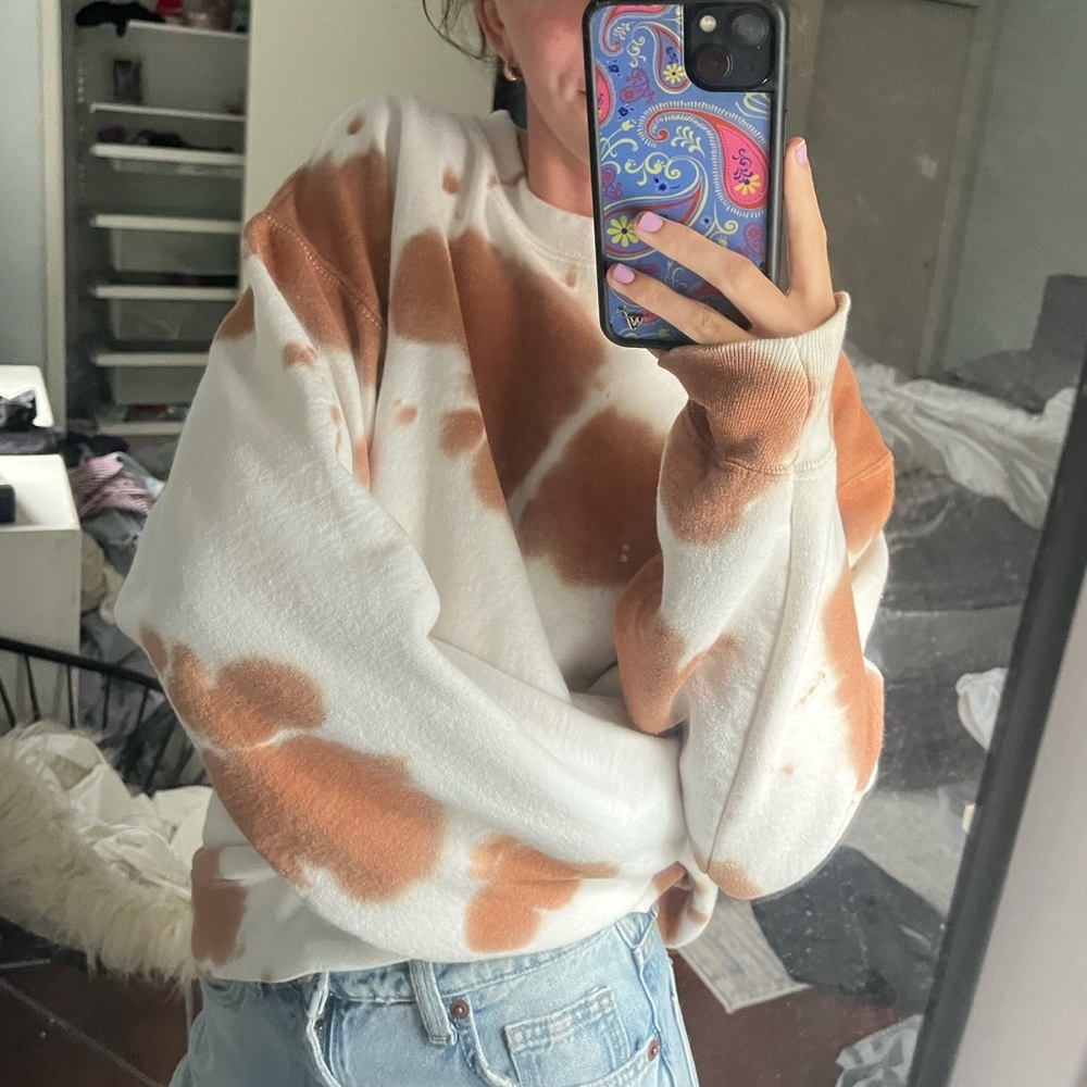 Urban outfitters tie-dye crewneck